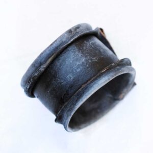 Black Leather Cuff. Size M.