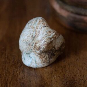 Abstract Brown Beige Ring. Size 7.