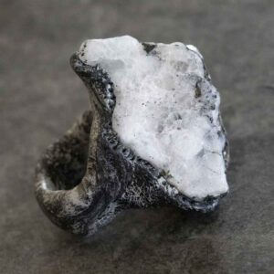 Ring with Moonstone #1. Size 7.